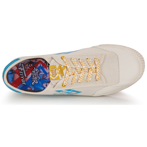Feiyue - Fe Lo 1920 Street Fighter - Blanc / Bleu / Jaune
