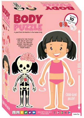 Barbo Toys Body Puslespill Jente 36 Brikker
