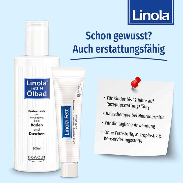 Linola fett N Ölbad, 200 ml