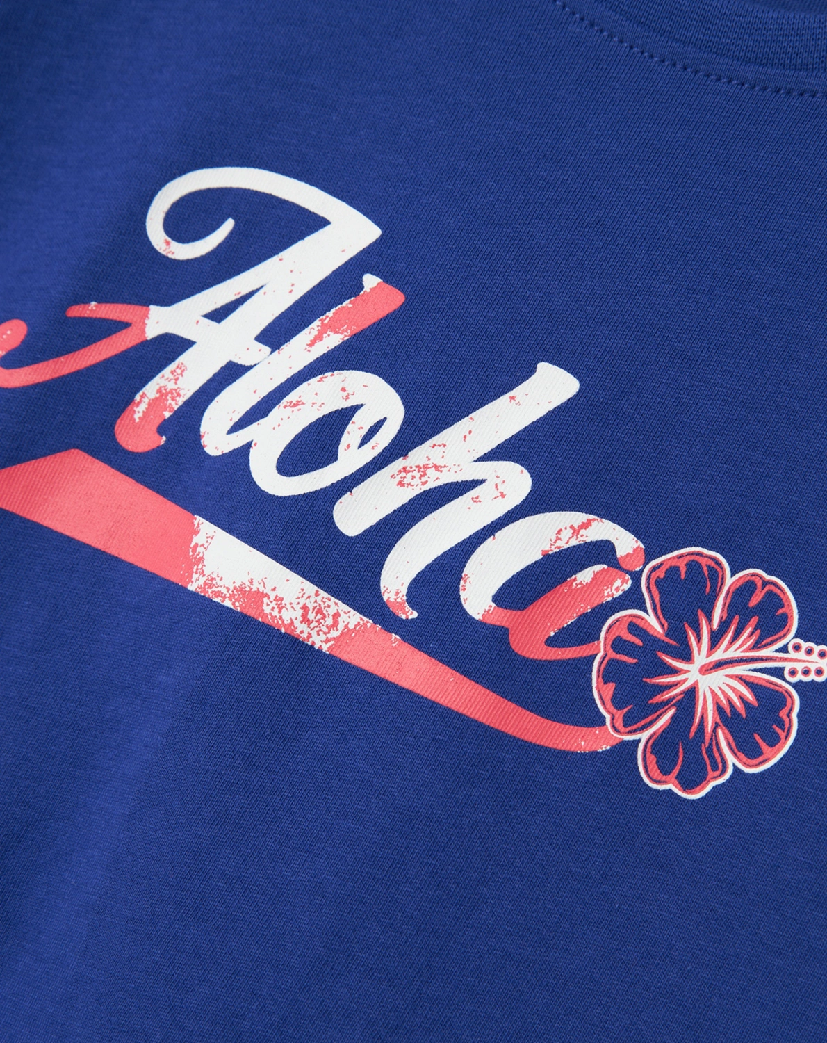 T-Shirt NKFVIOLET ALOHA in clematis blue