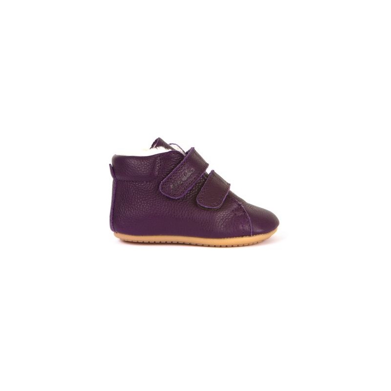 Froddo Froddo Prewalkers fourré deux scratchs prune
