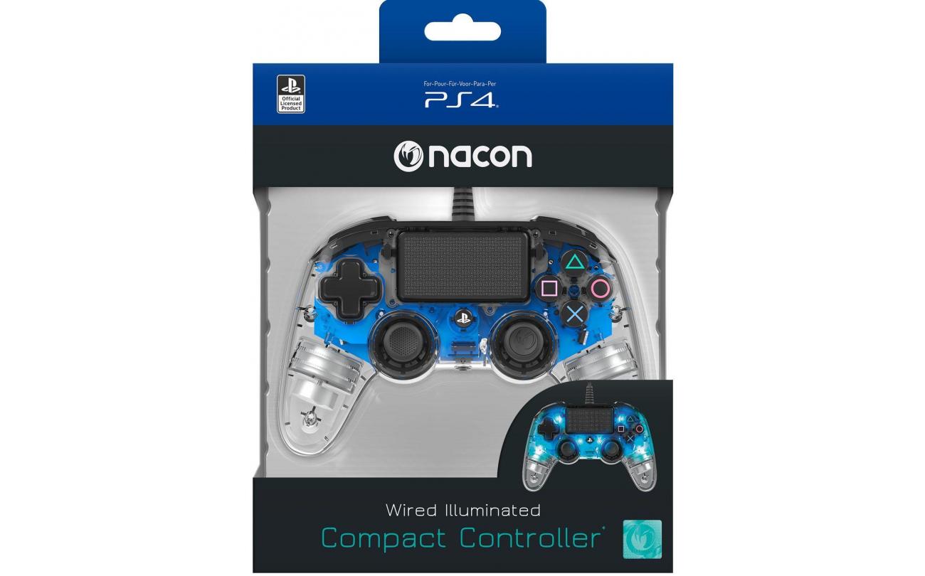 PS4 Nacon Wired Official Controller TransparantB
