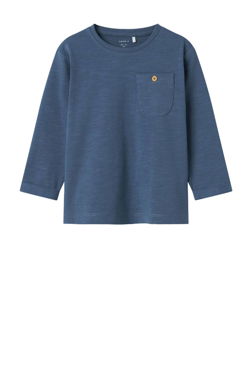 NAME IT longsleeve NMMNELKA grijsblauw