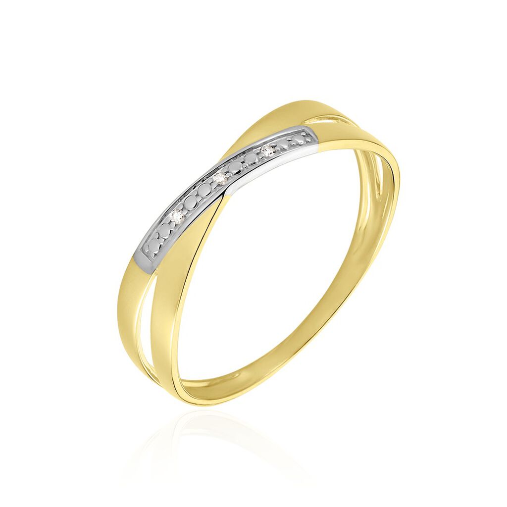 Bague Renda Or Jaune Diamant
