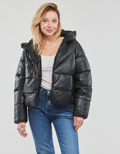 Only - ONLANJA FAUX LEATHER PUFFER CC OTW - Noir