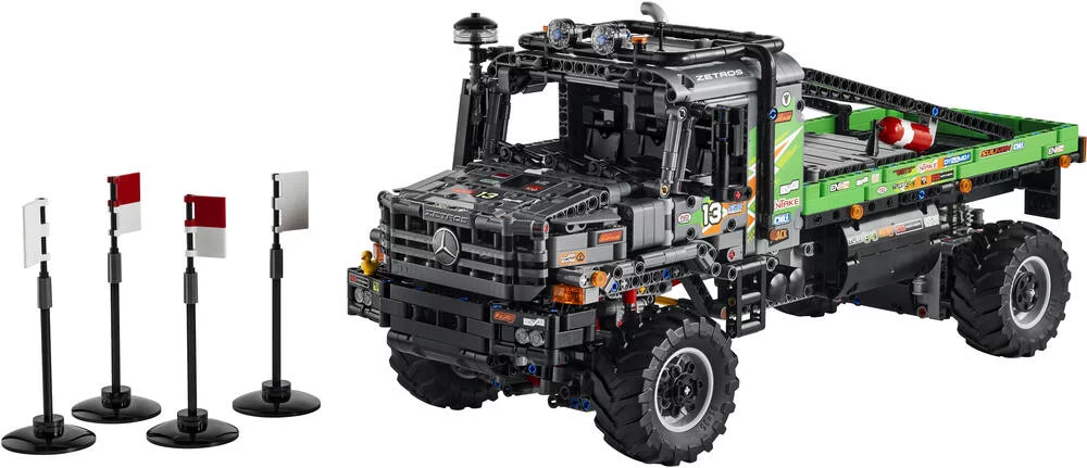 LEGO®TECHNIC 42129 - LE CAMION D’ESSAI 4X4 MERCEDES-BENZ ZETROS TELECOMMANDE
