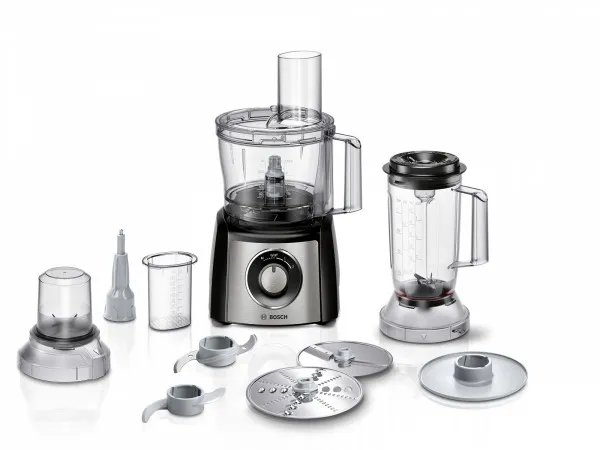 Bosch MultiTalent 3 Plus MCM3PM386, food processor (black / brushed stainless steel)