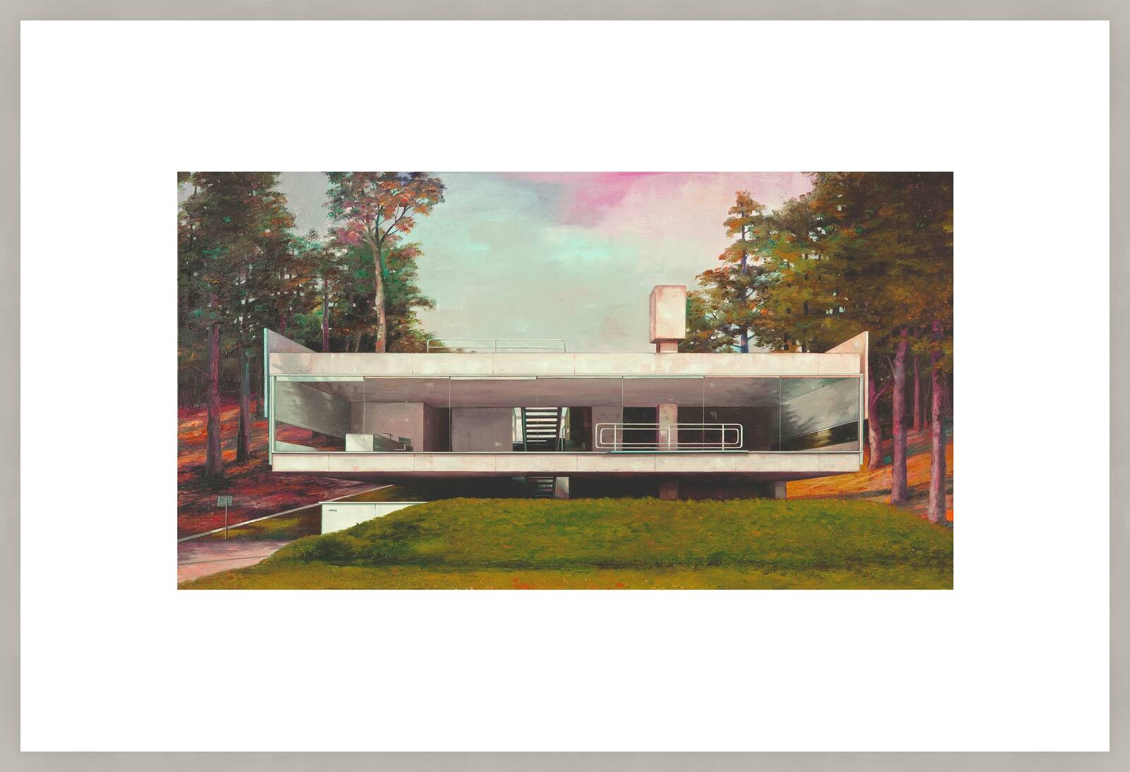 Modern house 3 by Jens Hausmann - Limited Edition. Edition of: 100. Signed.