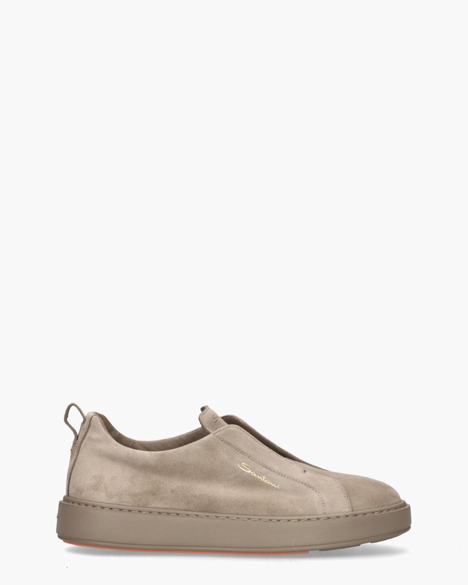 Santoni 21959 Taupe Herensneakers