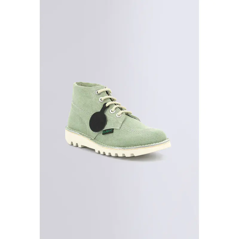 KICK HI VERT BOTTINES Textile Femme