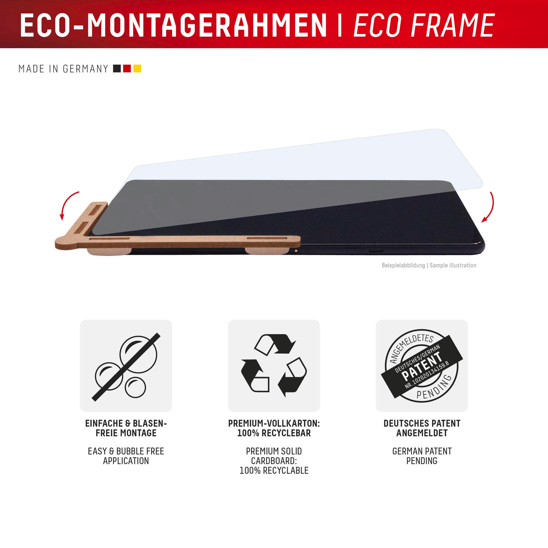 Displex Displayschutzglas »Tablet Glass Screen Protector« für Samsung Galaxy Tab S11 Displayschutzfolie, Schutzfolie, Bildschirmschutz, kratz- & stossfest