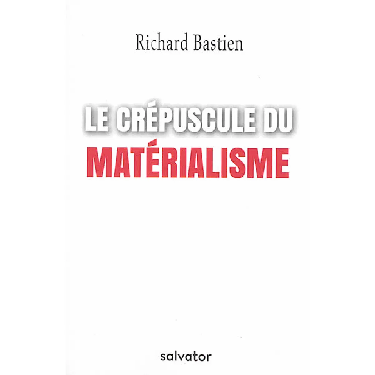 Le crépuscule du matérialisme · Occasion