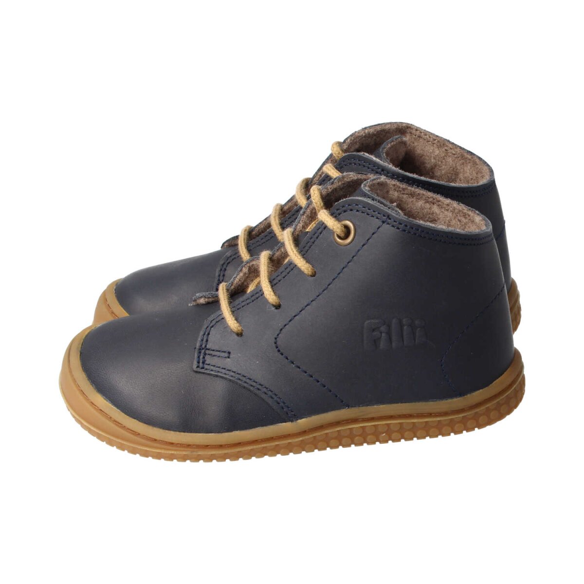 MB4211-F2 navy SOFT-TOE BIO nappa fleece laces Weite/M