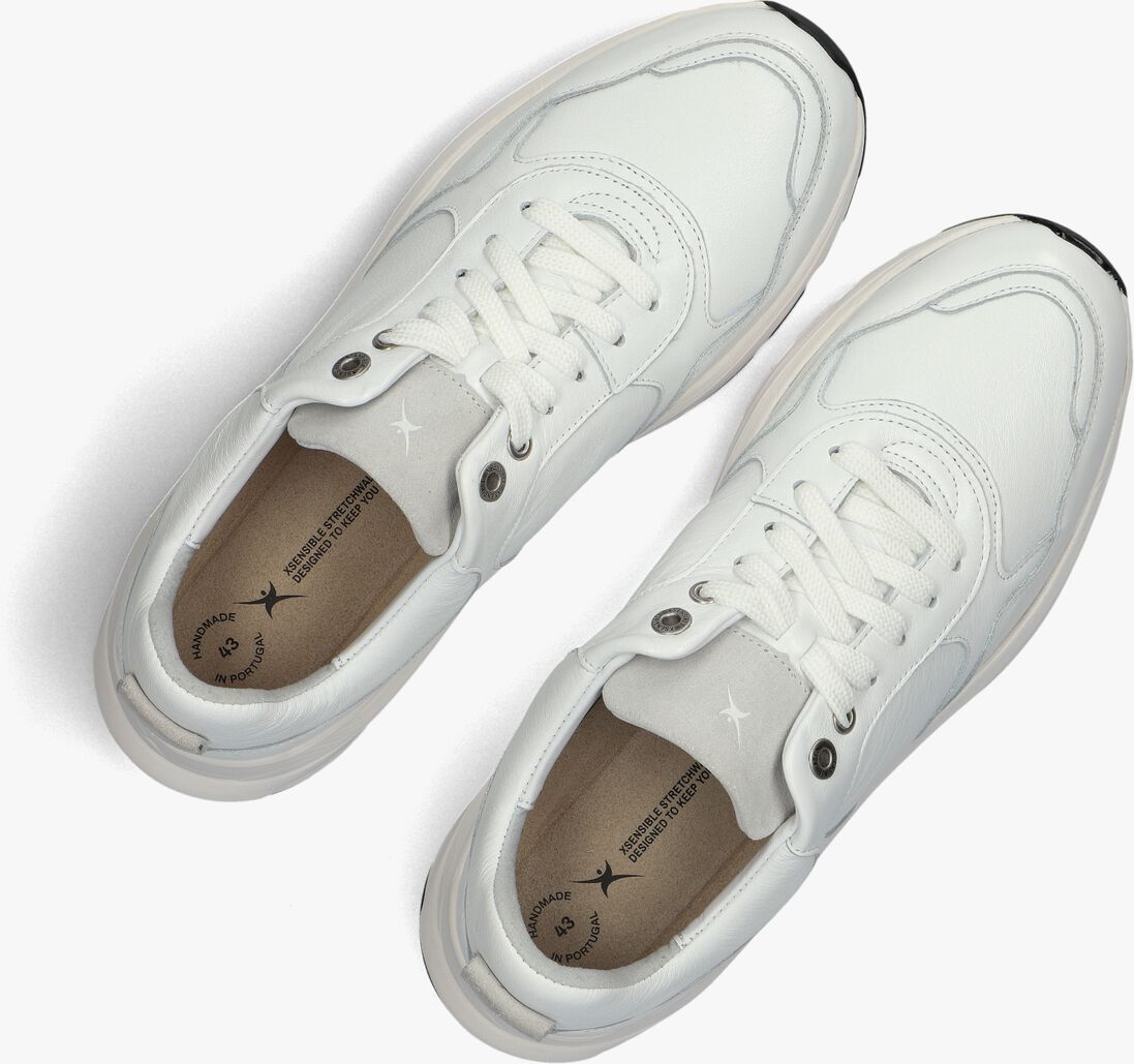 witte xsensible lage sneakers rialto