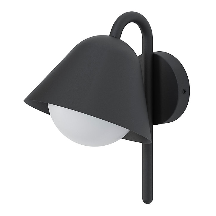 Applique murale Denar LED intégrée 700lm 12W IP44 GoodHome gris anthracite