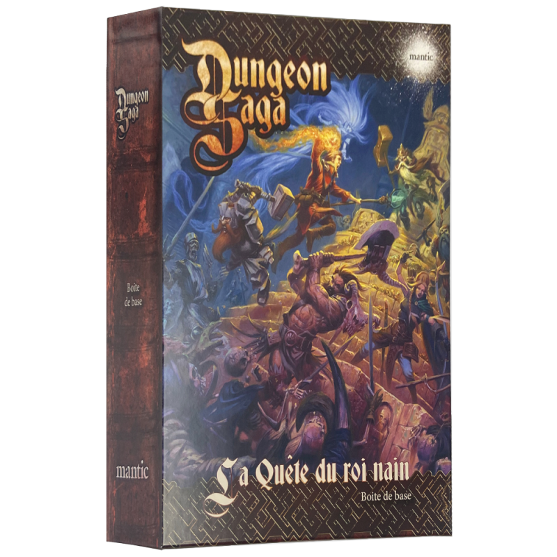 Dungeon Saga : La quête du roi nain - Boite de base