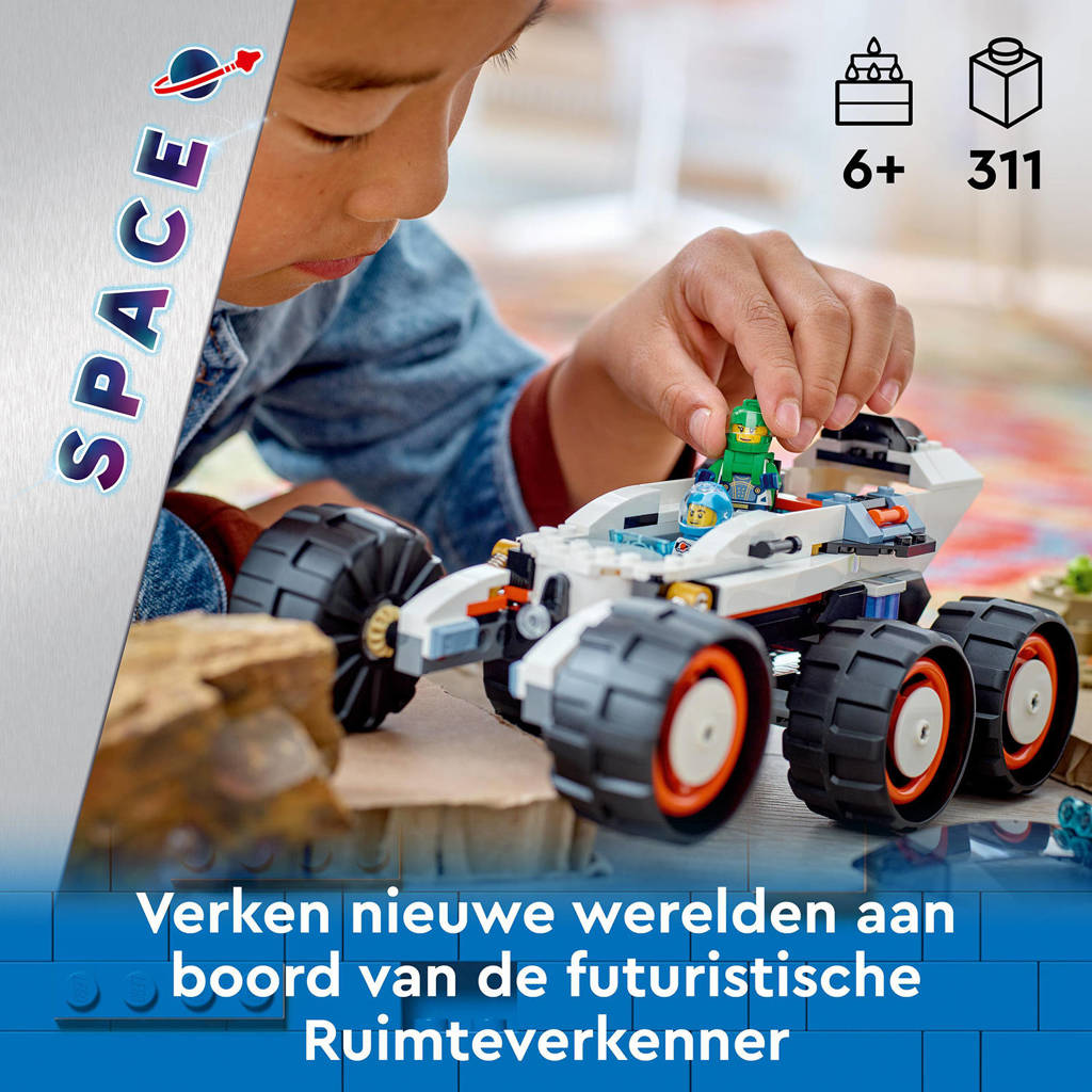 Leuk voor jong en oudRuimteverkenner en buitenaards leven Ruimte Speelgoed met Alien en Astronaut 60431