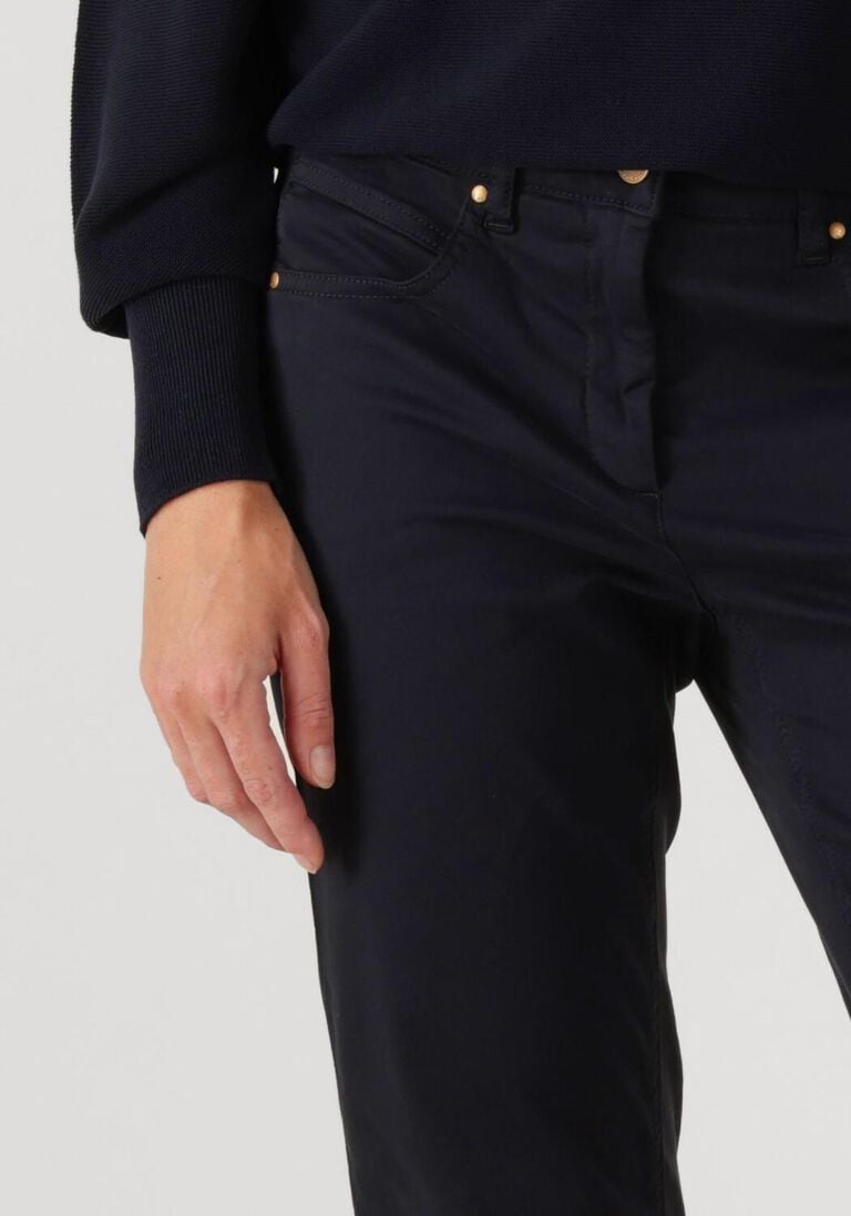 donkerblauwe luisa cerano pantalon 627600/1883