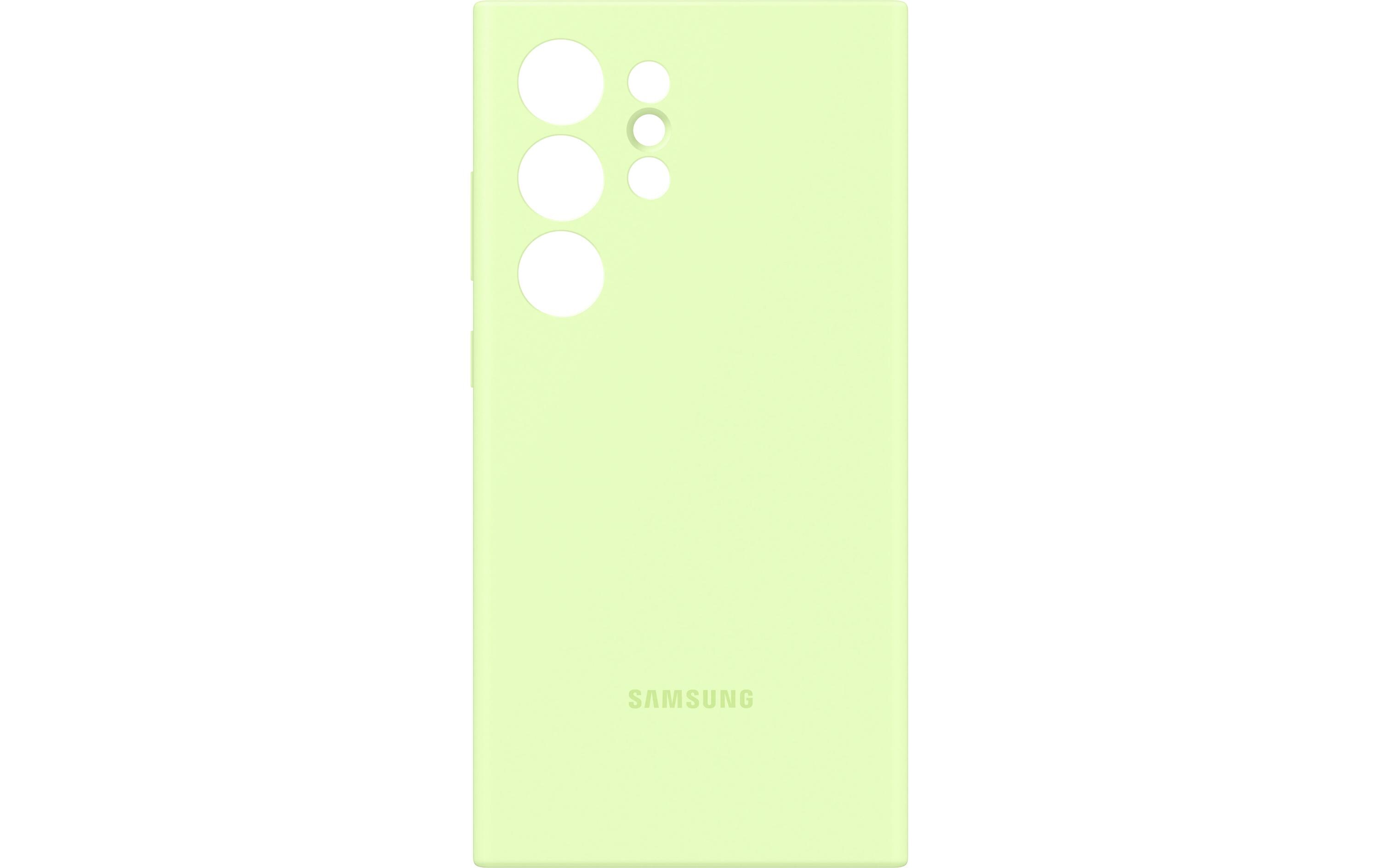 Back Cover Silicone Galaxy S24 Ultra GrünSchutzhülle für das Samsung Galaxy S24 Ultra