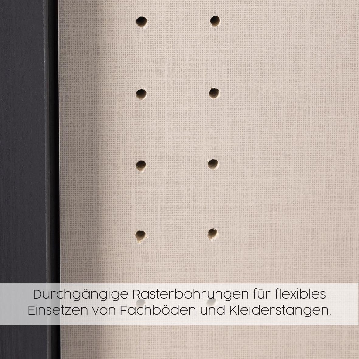 Rauch Möbel Alabama, Kleiderschrank für Schlafzimmer, Kinderzimmer, Wohnzimmer, Garderobe, Flur, 6-türig, mit Zubehör Premium, Farbe Weiß, Breite 271 cm