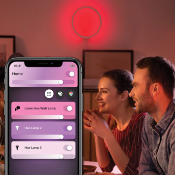 Philips Hue wandlamp Sana zwart