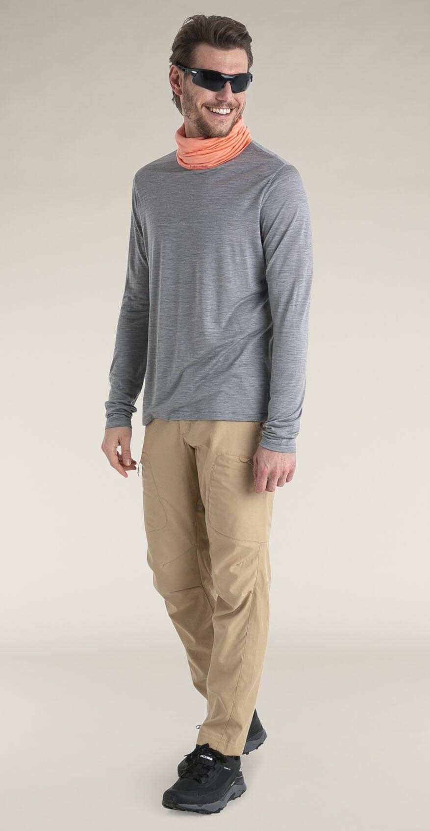 Merino 125 Cool-Lite  Sphere III LS Tee Herre Metro Heather