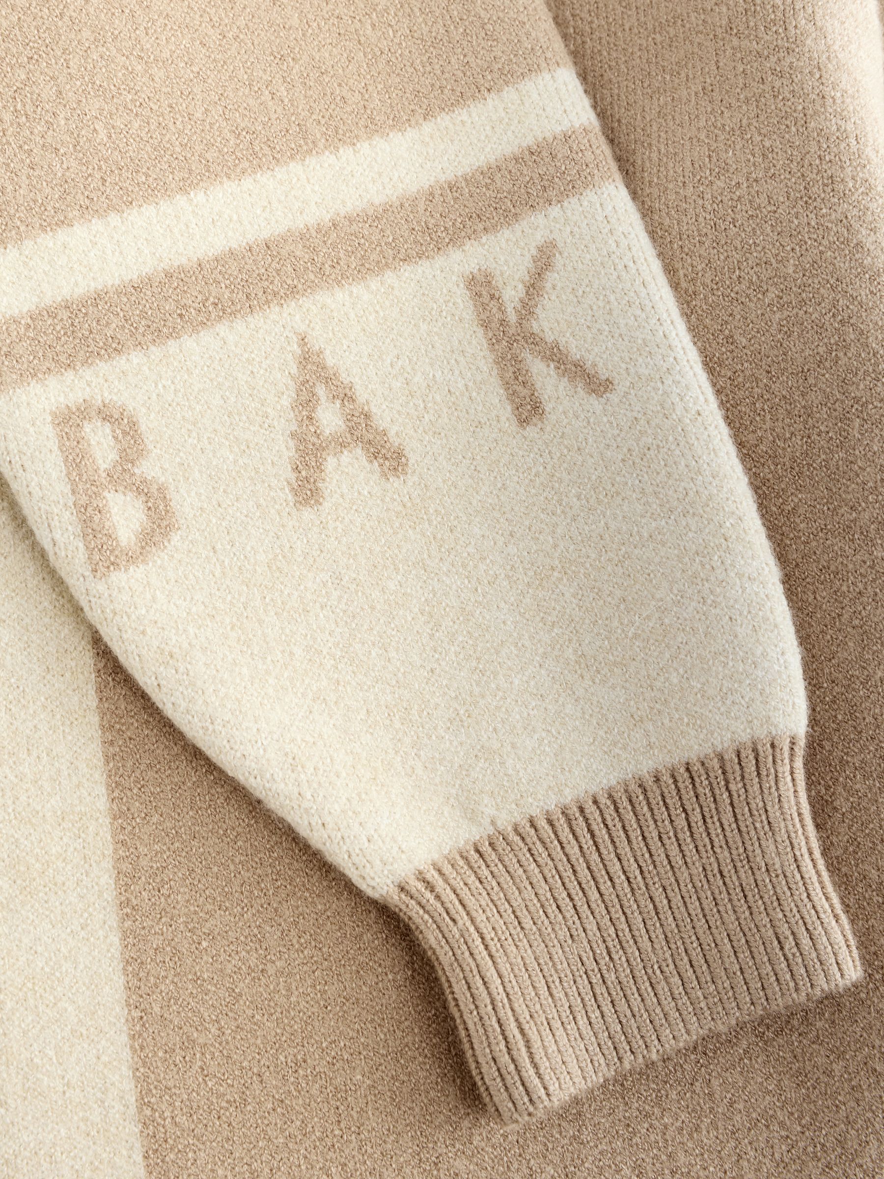 Pastelgeel - Baker by Ted Baker Colourblock Knitted Sweatshirt and Joggers Set