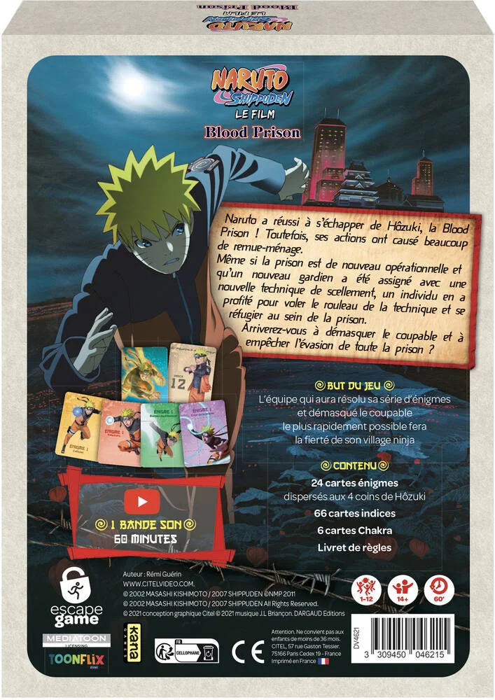 NARUTO SHIPPUDEN - BLOOD PRISON - ESCAPE GAME
