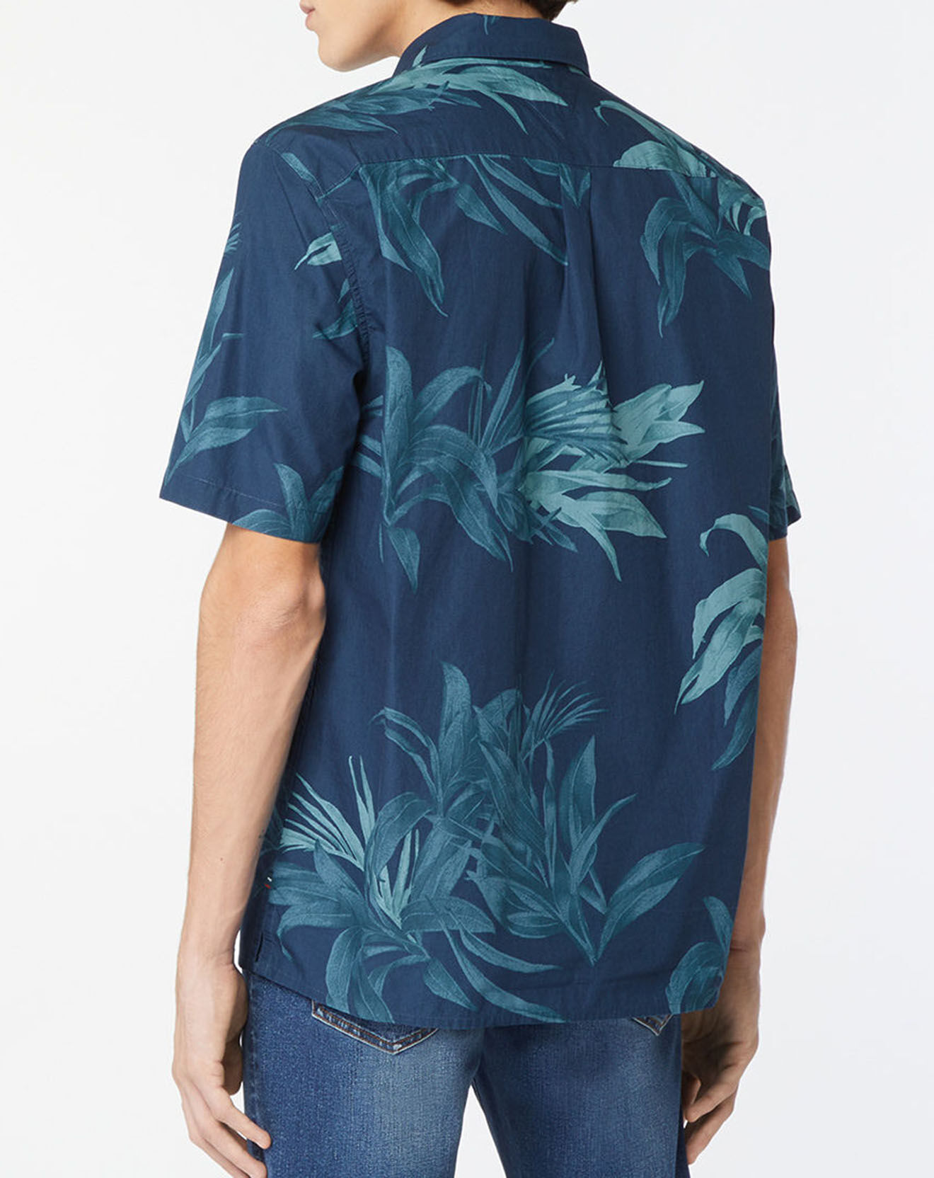 Tommy Hilfiger Chemise comfort Tropic Island bleu marine