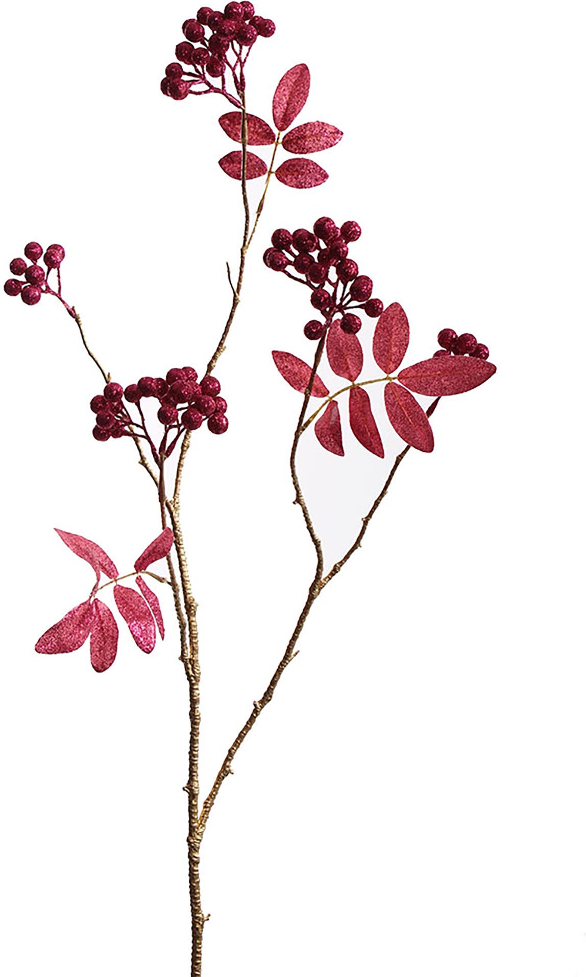 Jasaco PURE kunsttak met bessen rood 70 cm