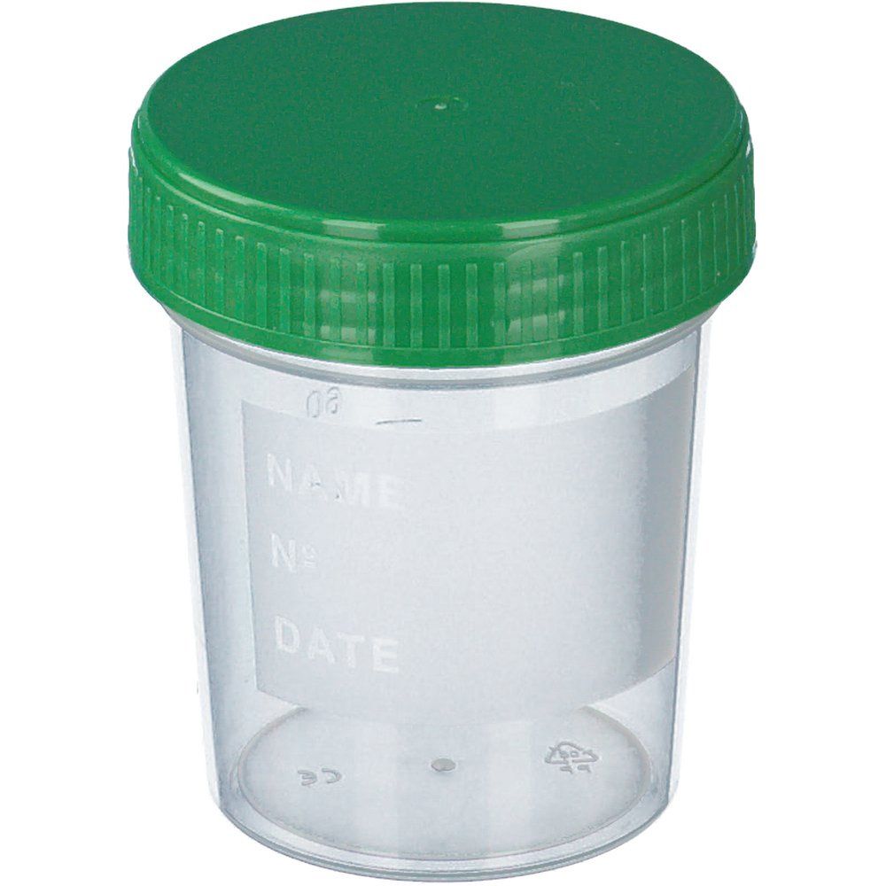 Dr. Junghans® Urinbecher mit Schraubdeckel