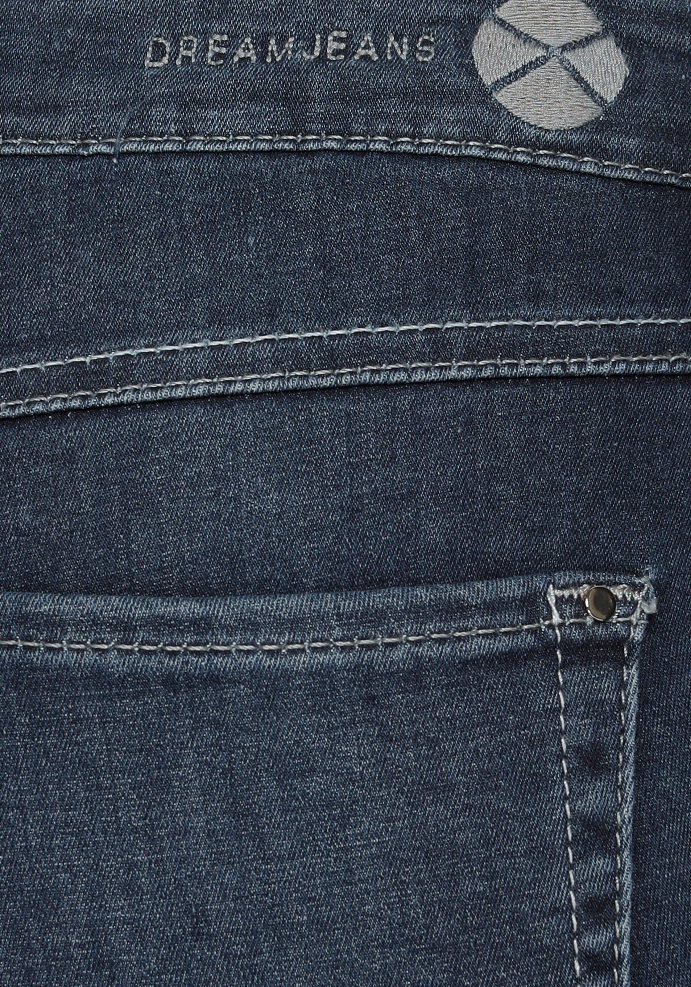 MAC 7/8-Jeans »Dream Chic« verkürzte Form mit Reissverschluss