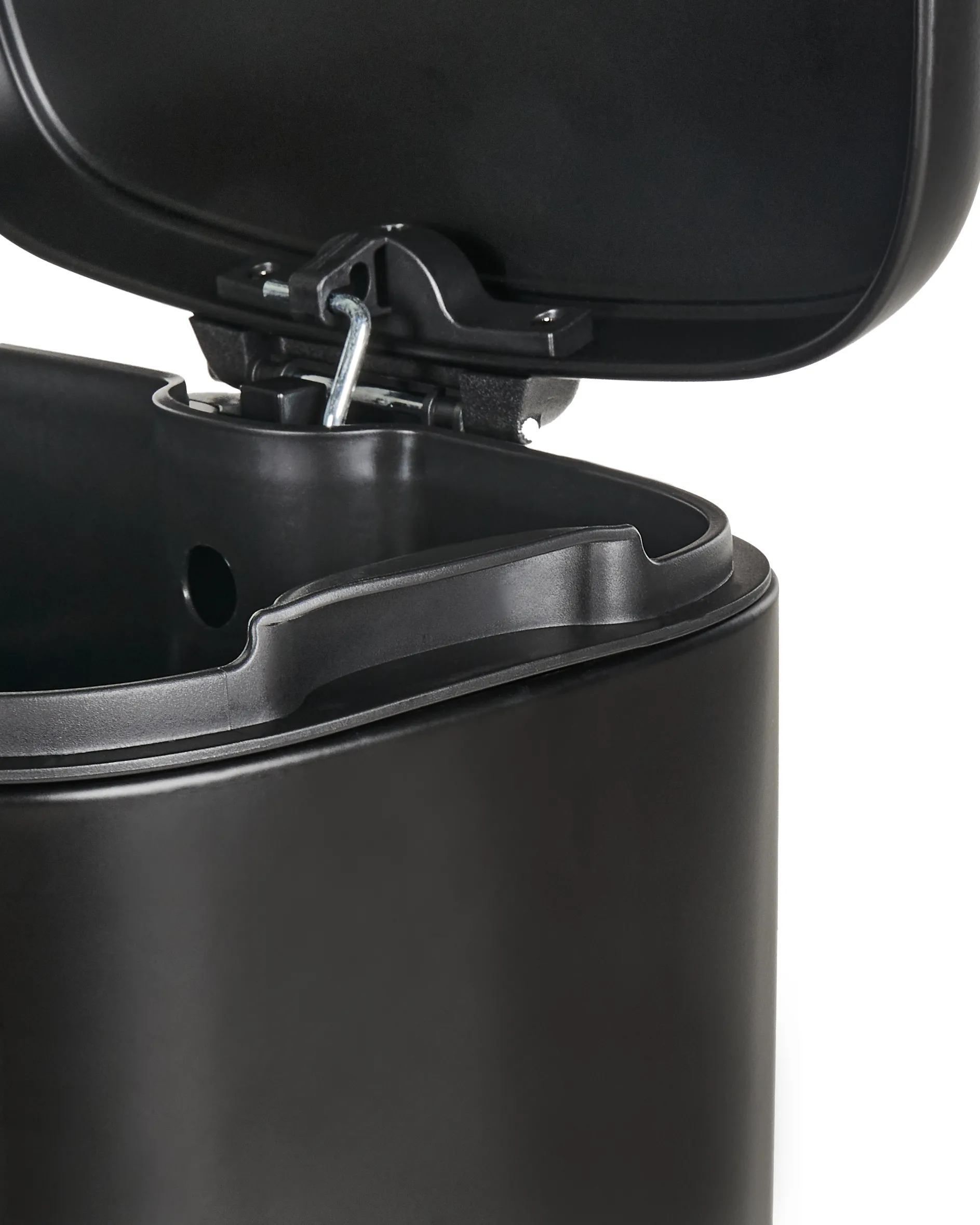 Prullenbak 30 L ECOCOLLECT Metaal Zwart
