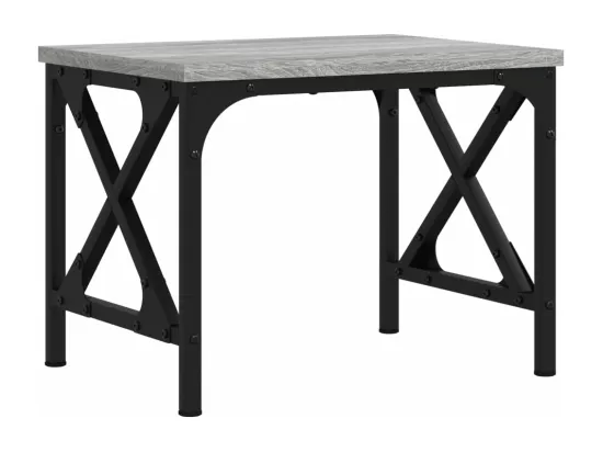 Support d'imprimante sonoma gris 40x30x31 cm bois d'ingénierie