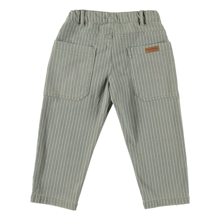 Tocoto Vintage Jean Rayure | Bleu