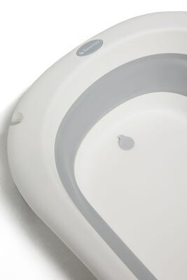 Beemoo CARE Assist Sammenleggbar Badebalje, White/Grey