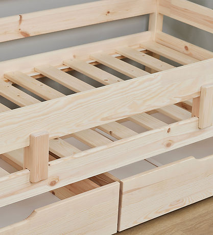 Hoppekids Bettgitter - ECO Comfort - 100x22,5 cm - Natural Holz