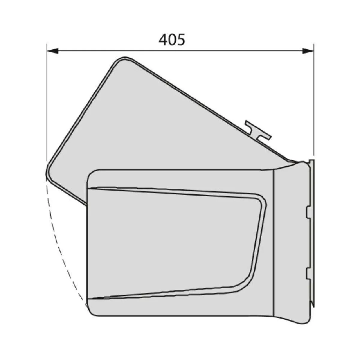 Emuca Poubelle de recyclage 15L