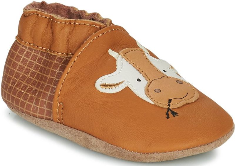 Robeez  FUNNY COW  Pantoffels  kind Bruin