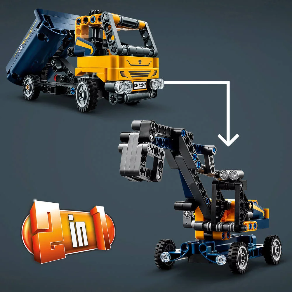 LEGO®TECHNIC 42147 - LE CAMION A BENNE BASCULANTE