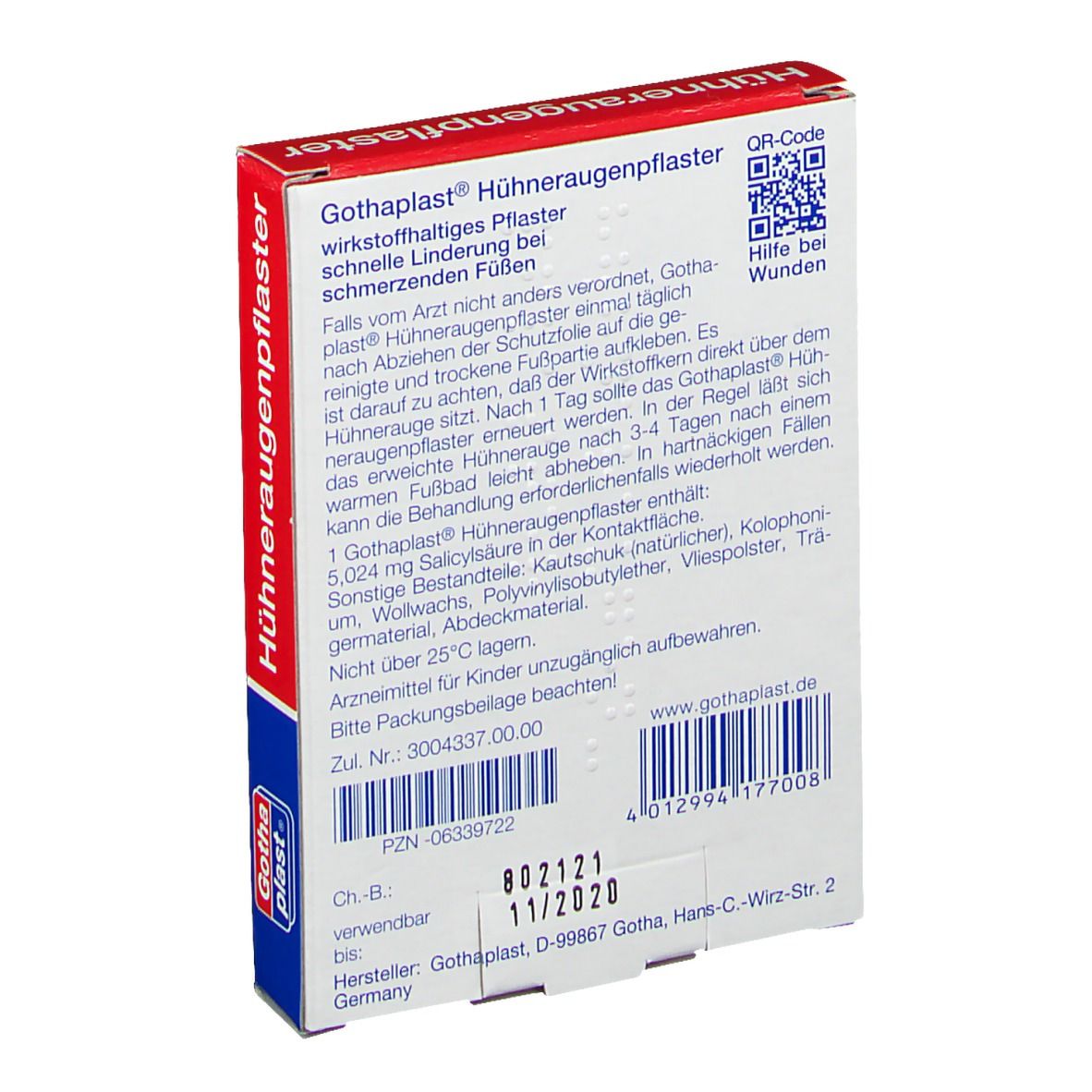 GothaPlast® Hühneraugenpflaster 2 cm x 6 cm
