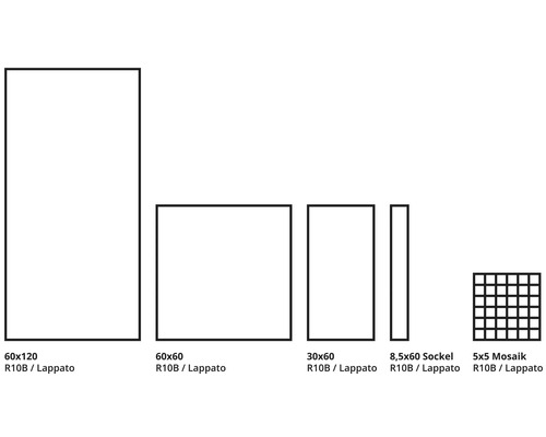 MIRAVA porseleinen wand- en vloertegel MANHATTAN Taupe 30 x 60 x 0,9 cm mat gerectificeerd