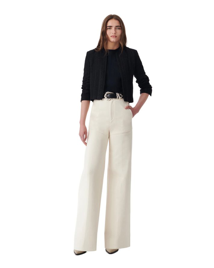 IRO DANIM Black lurex