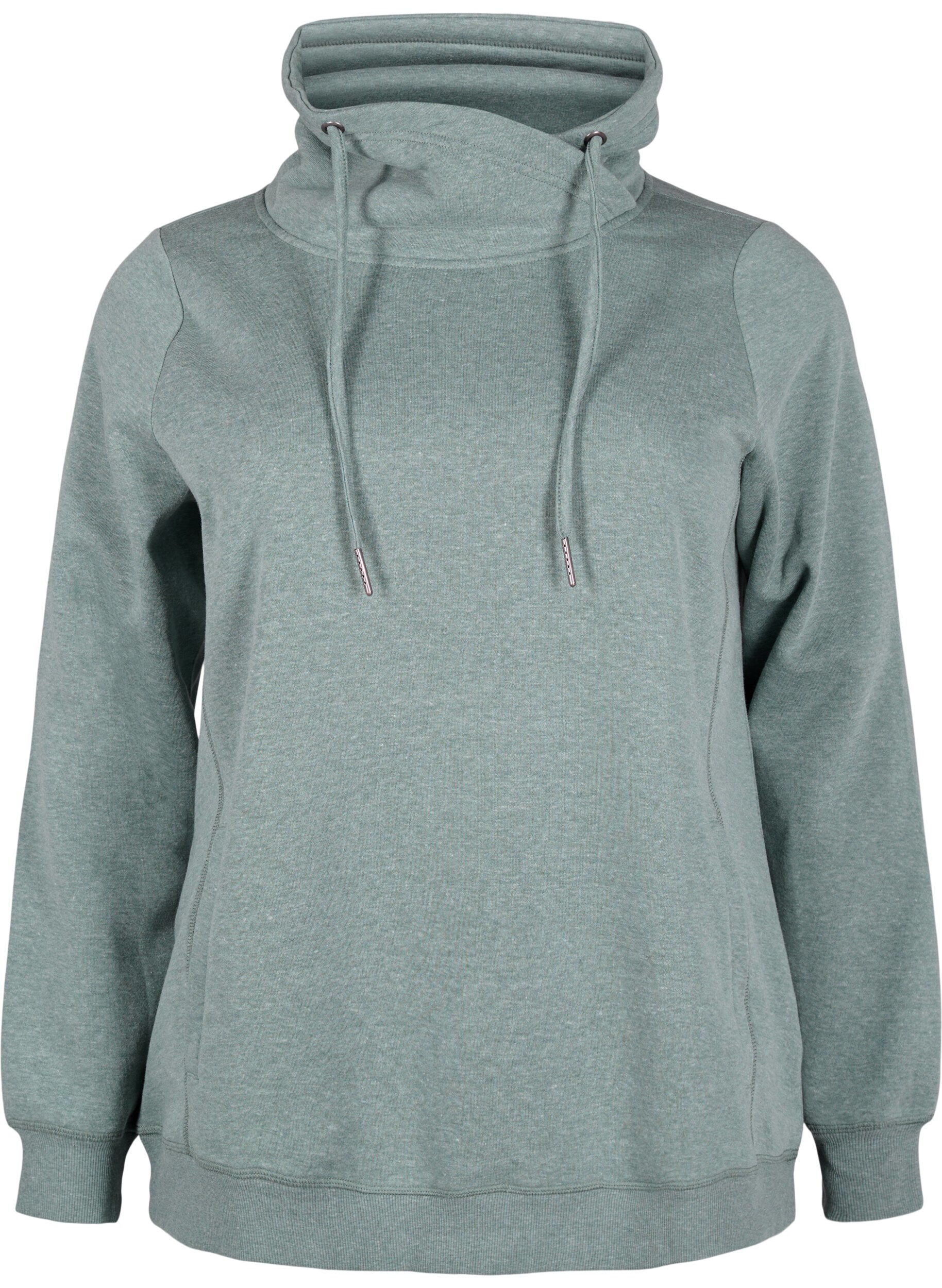 FLASH - Sweatshirt med høj krave