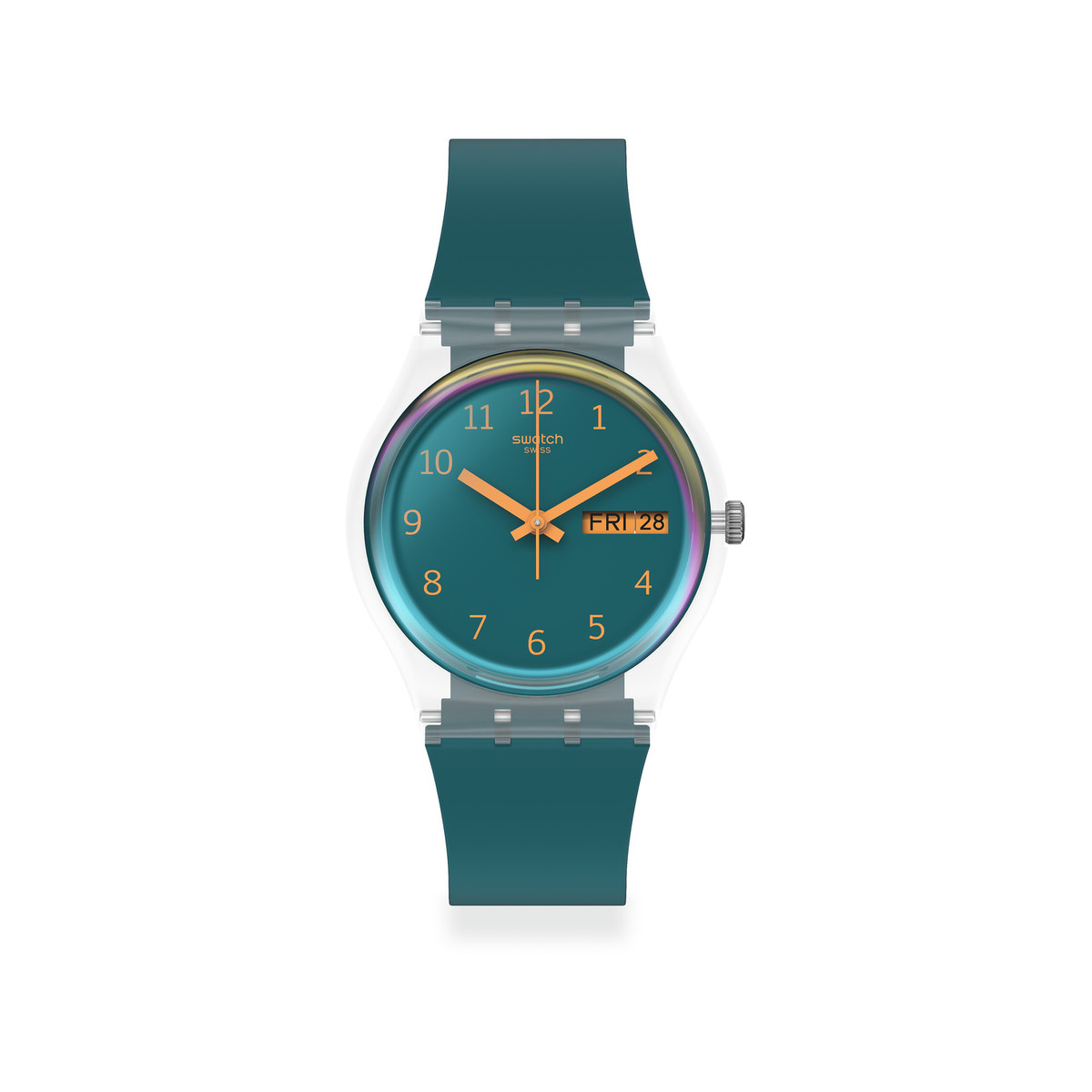 Montre SWATCH Gent biosourced Blue away homme bracelet matériau biosourcé bleu