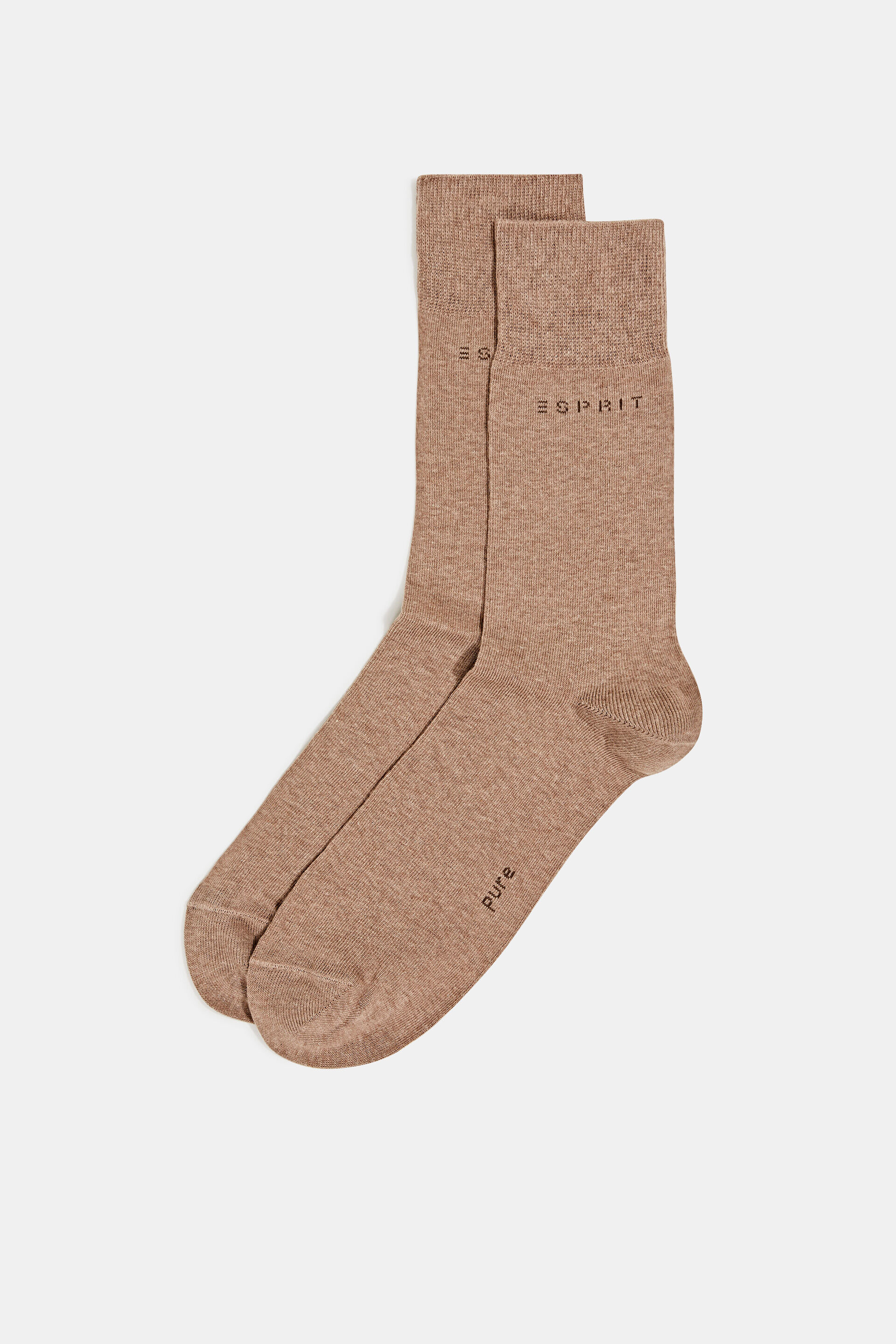 Lot de 2 paires de chaussettes en coton biologique mélangé
