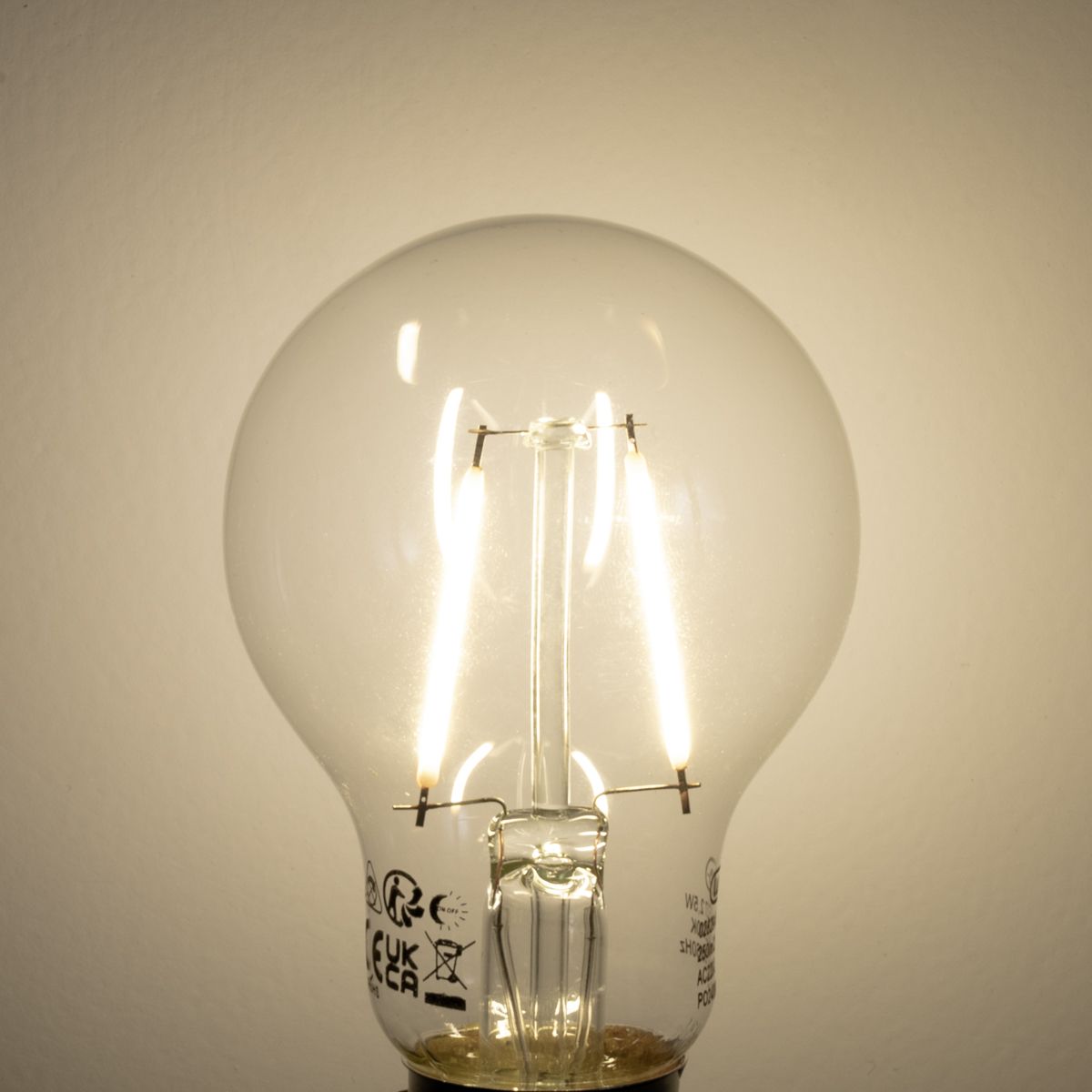 Set van 5 E27 LED lamp A60 schemersensor 2,5W 250 lm 2700K