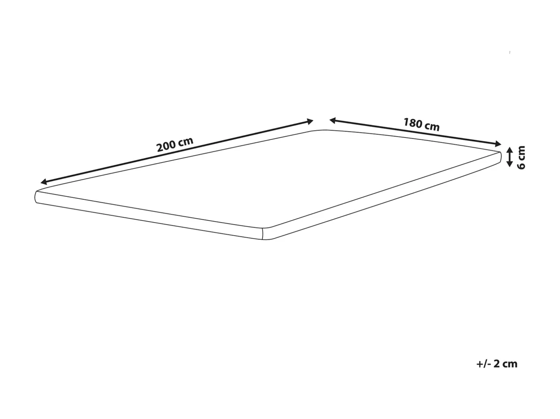 Surmatelas COMFY 180 x 200 cm