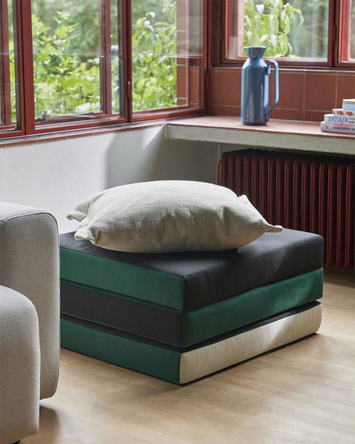 Hay 3 Fold Mattress-W70 x L195-Green