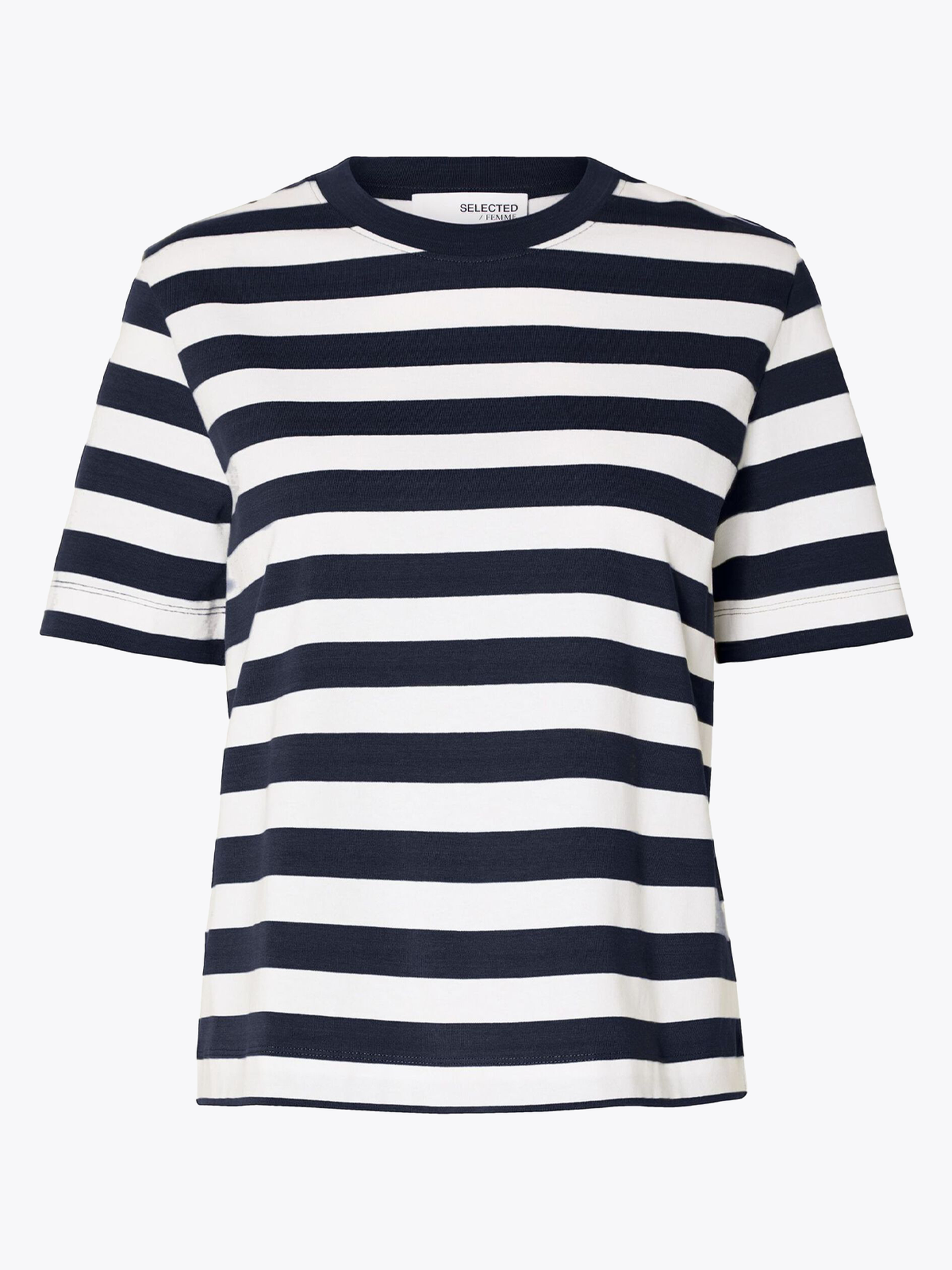 Essential Short Sleeve Striped Boxy Tee
